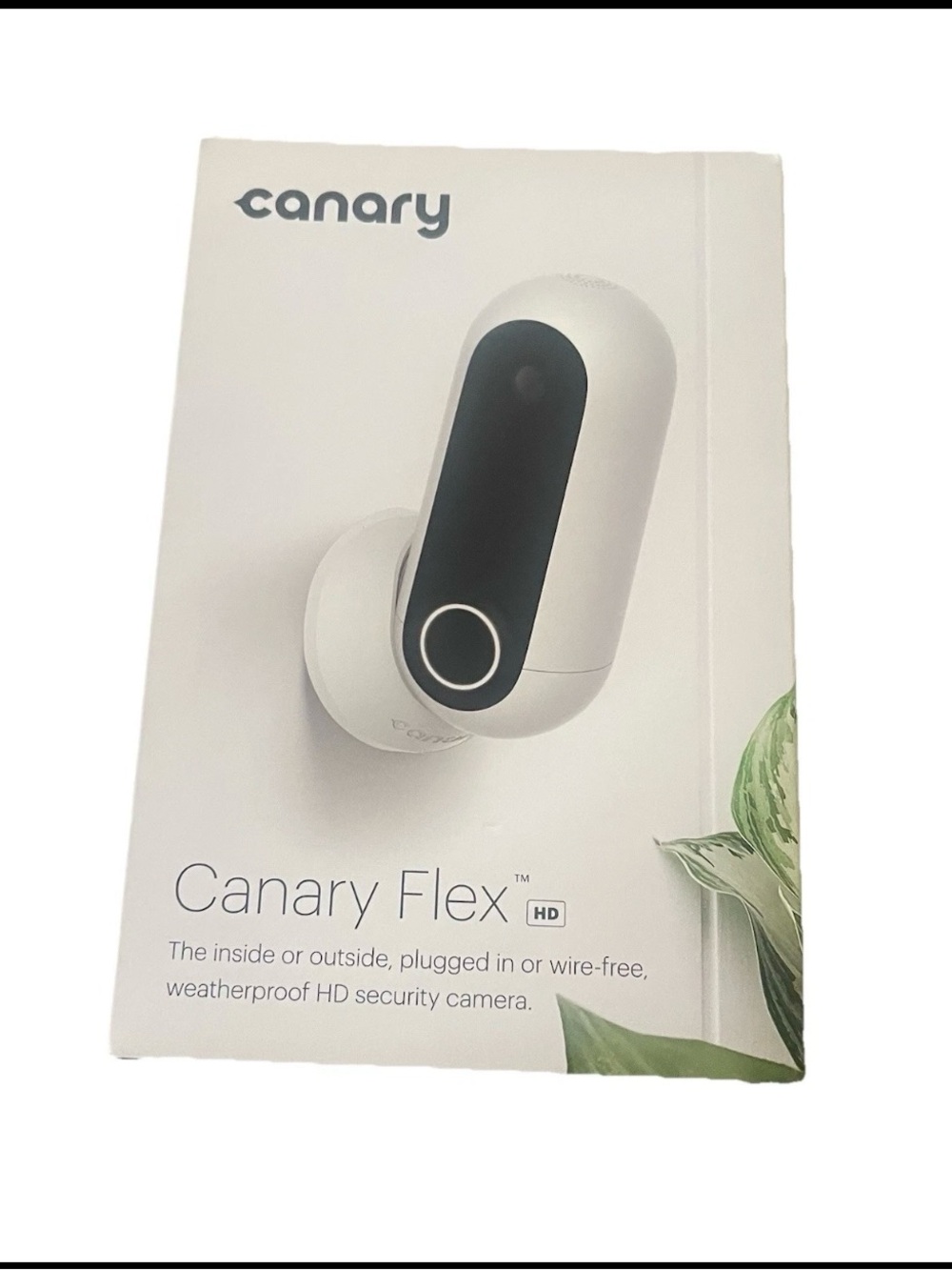 Canary Flex HD Weatherproof Security Camera - White